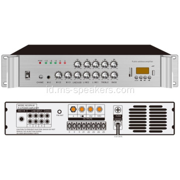 60W-650W Standard Broadcasting Power Amplifier untuk Sistem PA